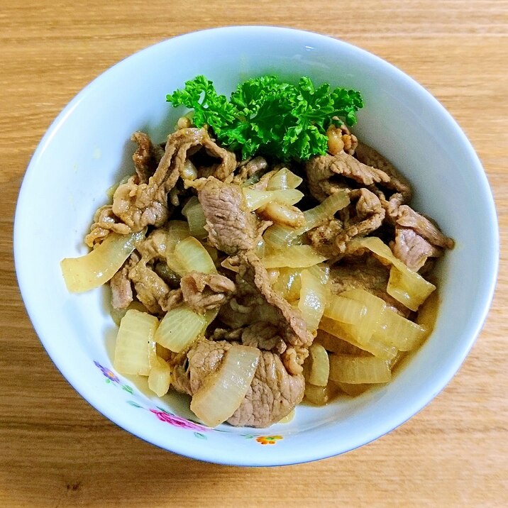 ラム肉と玉ねぎのカレー炒め